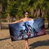Game D-Devil M-May C-Cry Microfiber Printed Beach Towel Mountain Climbing Yoga Beach Swimming Running Absorbent Soft Towel