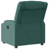 Recliner Chair in Dark Green Fabric