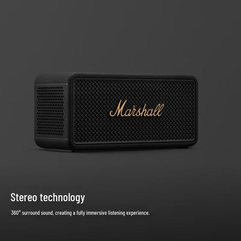 Marshall Портативная Bluetooth-колонка Middleton II, штекер CN (адаптер в комплекте)