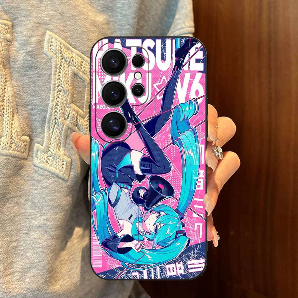 Popular Singer M-MikuS Cute Phone Case For Samsung S 24 fe 25 Ultra plus 20 lite 21 30 22 23 24 22 Ultra 5G Fundas