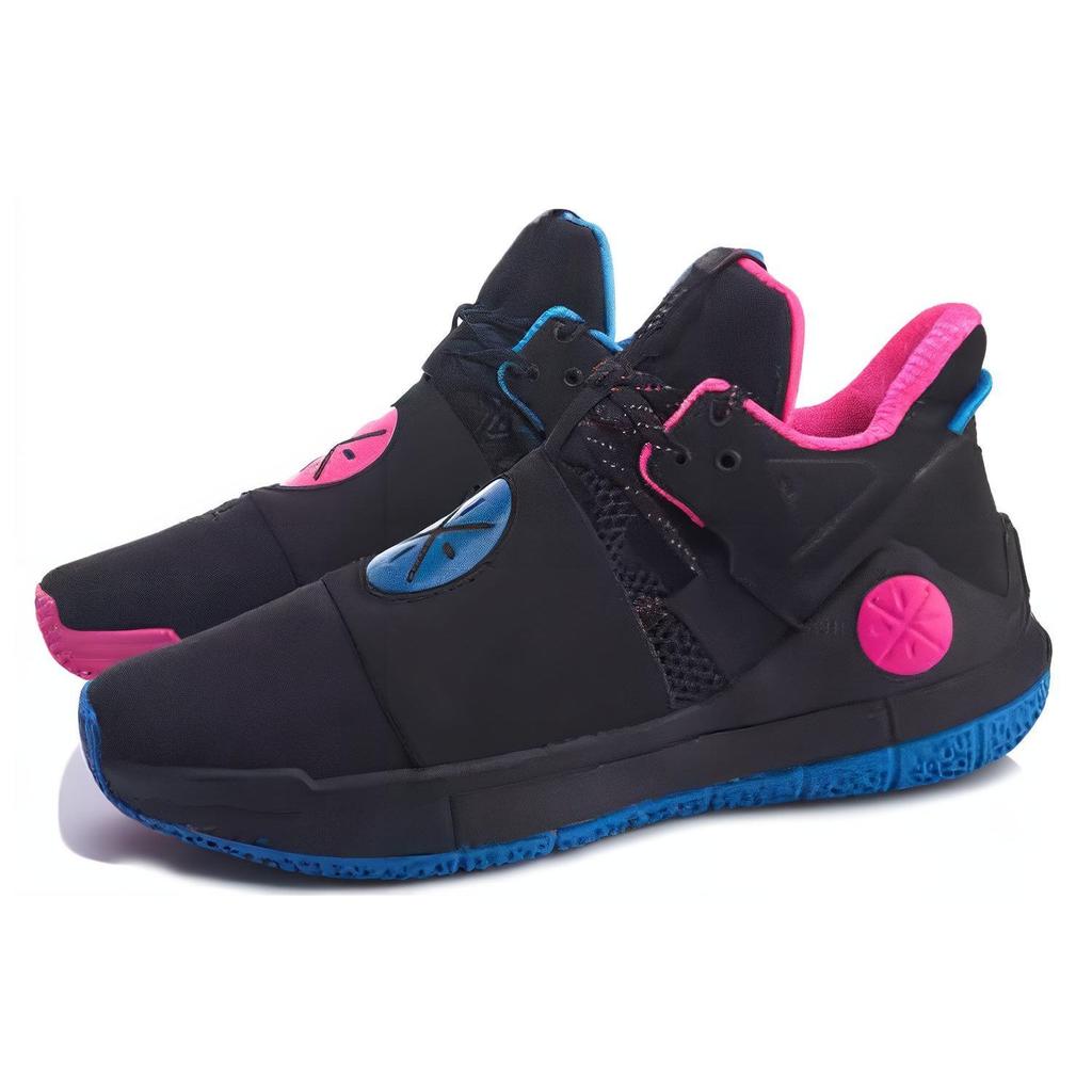 Li Ning Wade Shadow Sixth Man Shock Absorption Anti-Slip Wear-Resistant Mid-Top Basketball Shoes Men Sneaker Multicolor ABPQ007-5