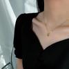 Gold Plated Love Heart Necklace For Women Man Pendant Hanging Chain Choker Necklace Valentine'S Day Gift Jewelry