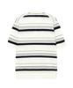 COVERNAT Multi-Stripe Half Knit Ivory