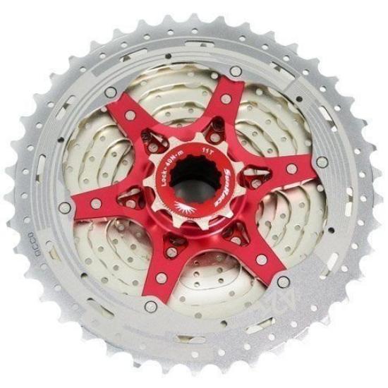 SunRace Кассета CSMX3 с широким диапазоном 10 скоростей серебристая 11-42T, #XTE1383