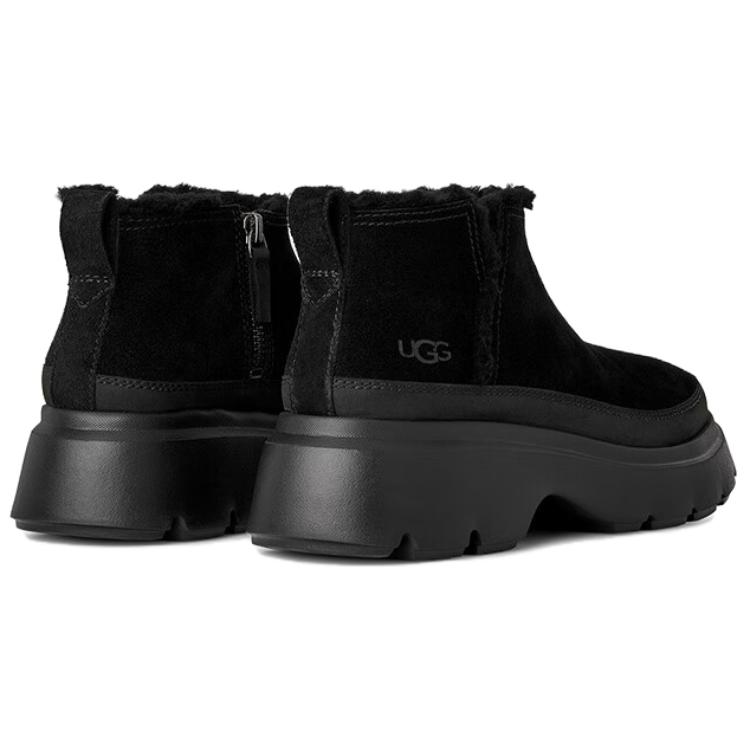 UGG Calimuze Ultra Mini Slip On Comfortable Simple Snow Boots Women Boots Black 1174495-BLK