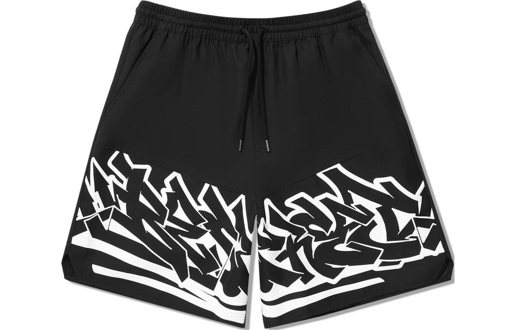 Li Ning Casual Shorts Men's Black AKSU221-1