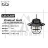 Vintage Lantern Waterproof Camping  Lamp For Outdoor Type-C USB Rechargeable LED 200 Lumens Brightness Adjustable LED