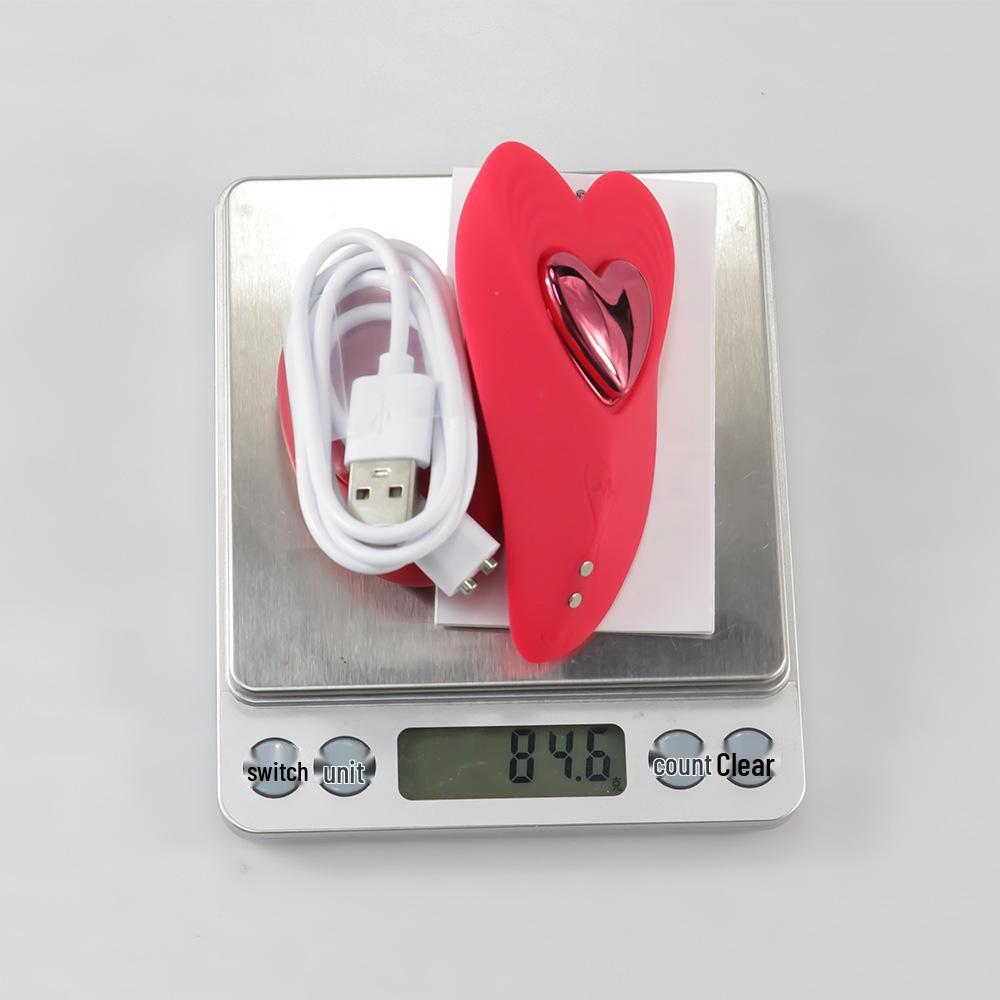 Носимый вибратор в форме сердца с пультом дистанционного управления и приложением для женского удовольствия, портативная игрушка для взрослых