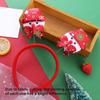 2024 New Year Christmas Hair Bands Cute Deer Horn Santa Claus Tree Headwear Hair Accessories For  Xmas Gifts Party Supplies