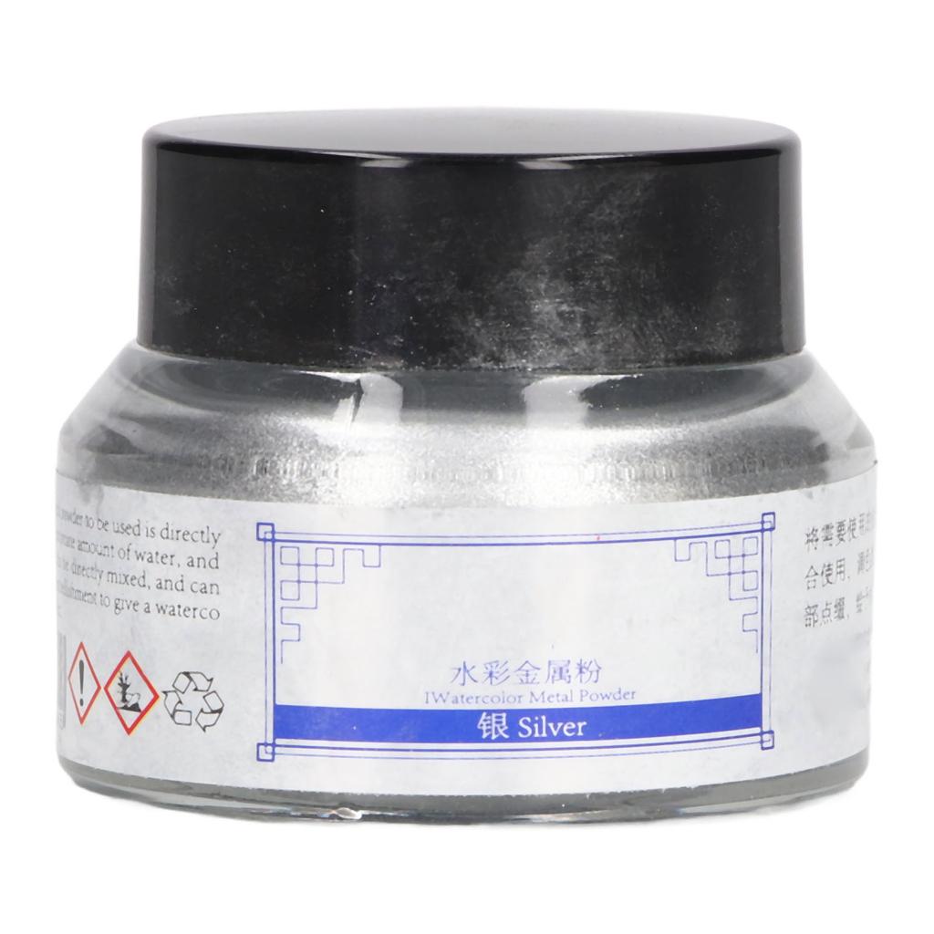 Металлический пигментный порошок, яркий цвет, блестящий, водостойкий, тонкоизмельченный серебряный порошок слюды для дома