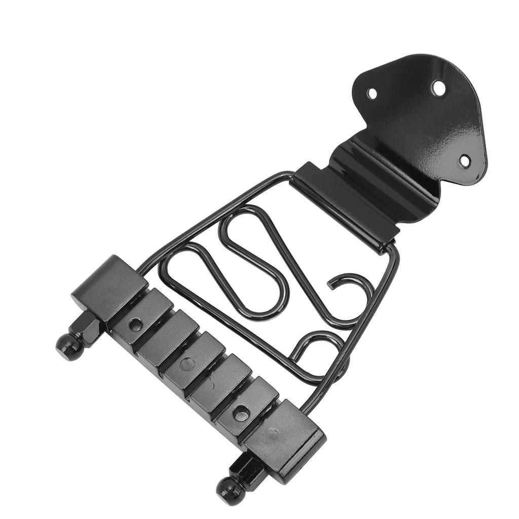 6 String Guitar Trapeze Tailpiece Metal Height Adjustable Guitar Trapeze Bridge Tailpiece for Replacement
