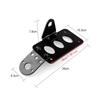 Black Side Mount License Plate Bracket Universal License Plate Bracket  For Motorcycles