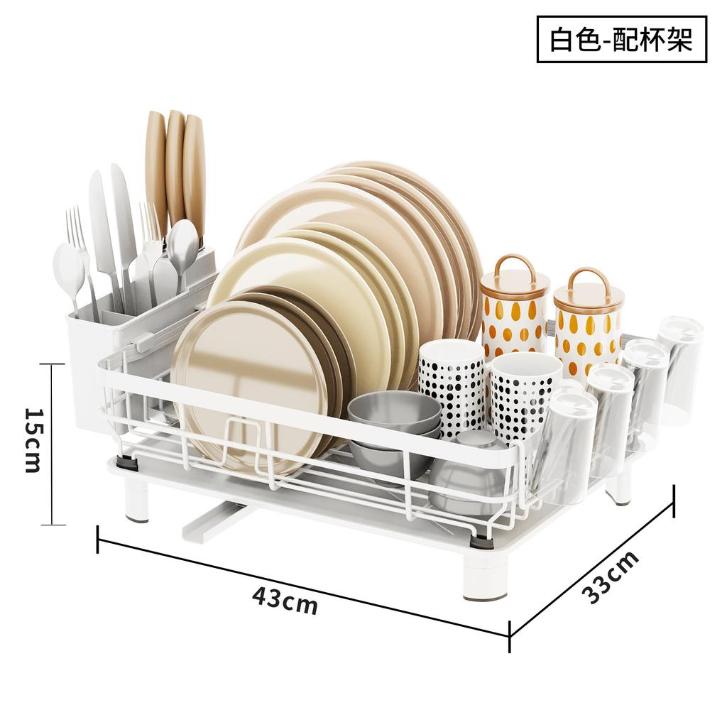 Кухонный органайзер, сушилка для посуды, органайзер для мойки, полка с сушилкой над раковиной, сушилка для тарелок, экономит место