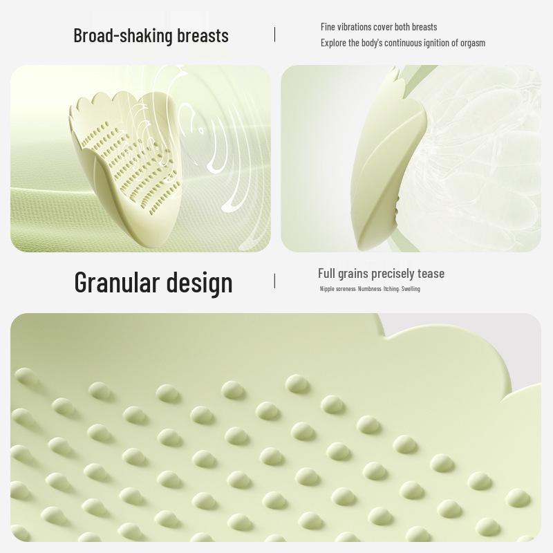 Miji Умный носимый вибрационный массажер для груди - Невидимый, Портативный, Интимная игрушка для взрослых