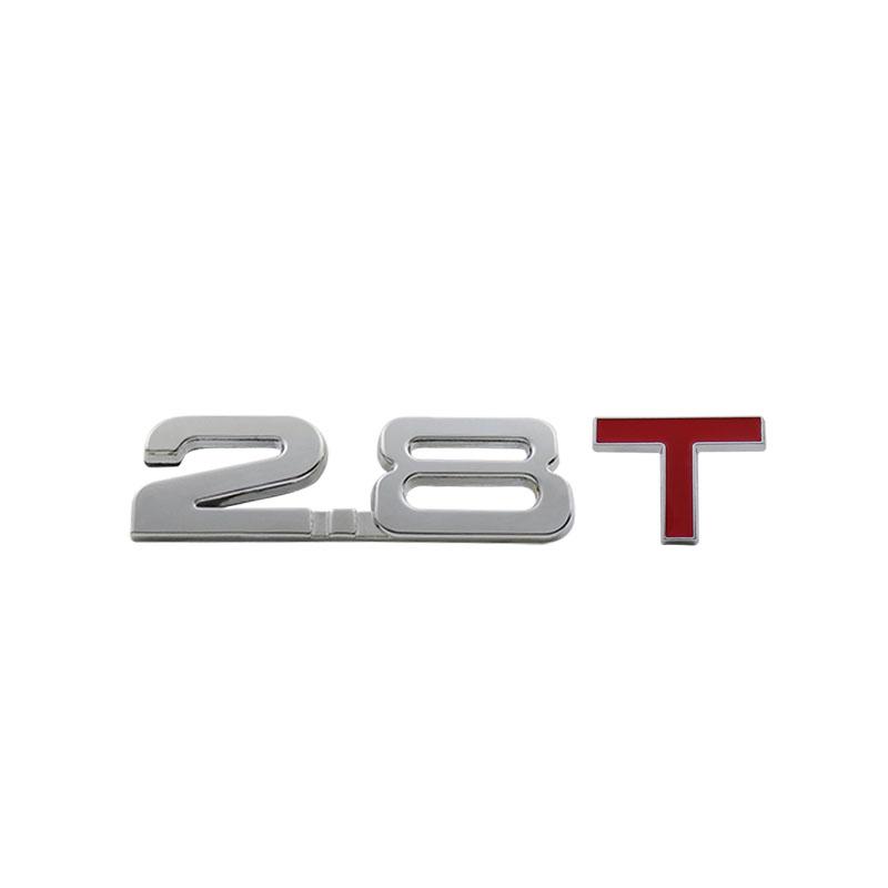 3D Премиум 1.5T 1.8T 2.0T 2.2T 2.4T 2.5T 2.6T 2.8T 3.0T Логотип для автомобиля Капот Крыло Багажник Задняя Часть Задний Капот Наклейка Эмблема Значок Стикер