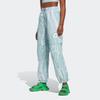 adidas Полосатые джоггеры с логотипом и шнурком, женские брюки, синие HT1103