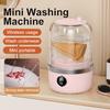 Portable Mini Washing Machine Automatic Laundry Cup for Underwear & Socks Quiet Operation Efficient Baby Clothes Washer for Travel Camping