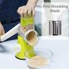 Stainless Steel Manual Rotary Vegetable Slicer Manual Rotary Kitchen Chopper  Home Cooking