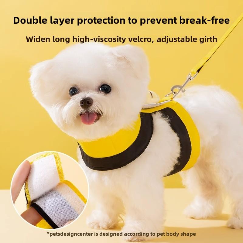 Поводок для собак, жилет, маленькая собачка, плюшевый большой медведь, померанский шпиц, нагрудный ремень, цепочка для собак, поводок для прогулок с собакой