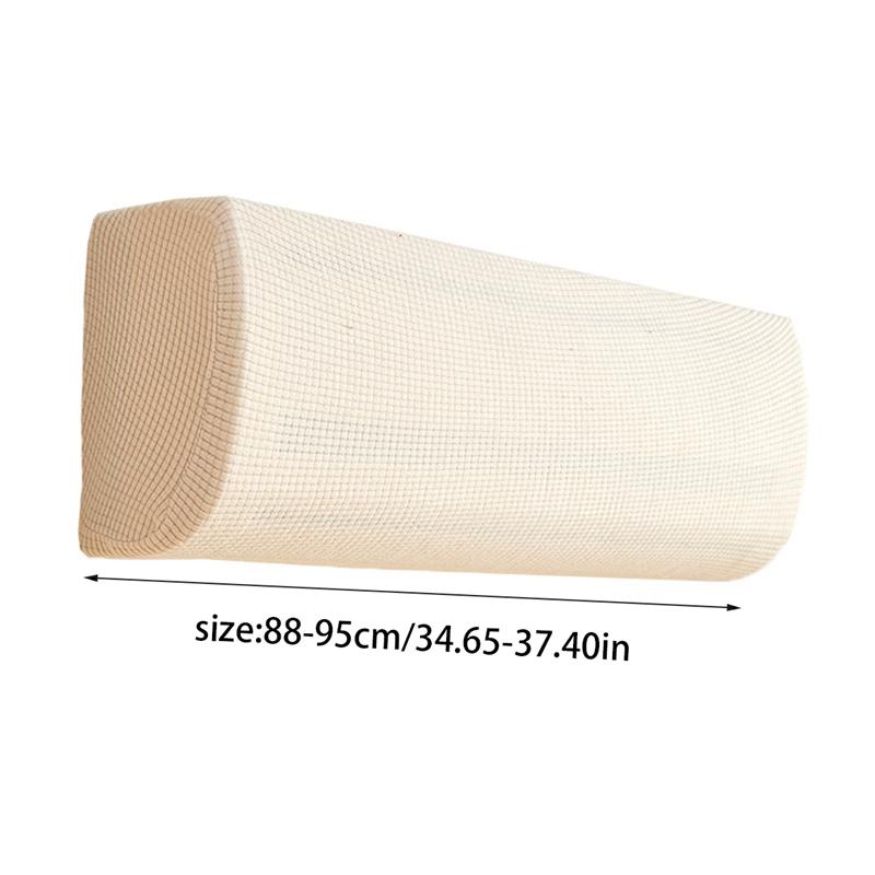 1 шт. пылезащитный чехол для кондиционера, однотонный, для домашнего декора, мягкий, настенный, защитный, легкоочищаемый, классический, пылезащитный чехол