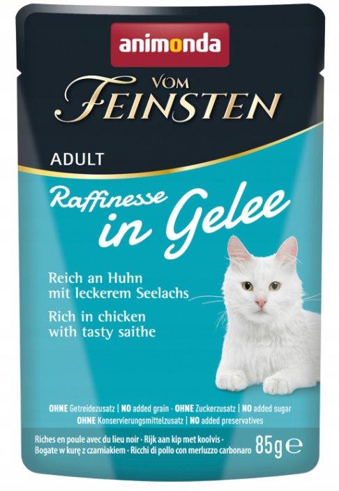Animonda | Raffinesse In Gelee | Karma Mokra W Galaretce Dla Kota - Saszetka 85G - Kurczak Z Czarniakiem 85G