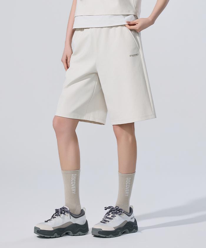 DISCOVERY EXPEDITION Women'S Freshvent Knit Training Shorts (Ivory)