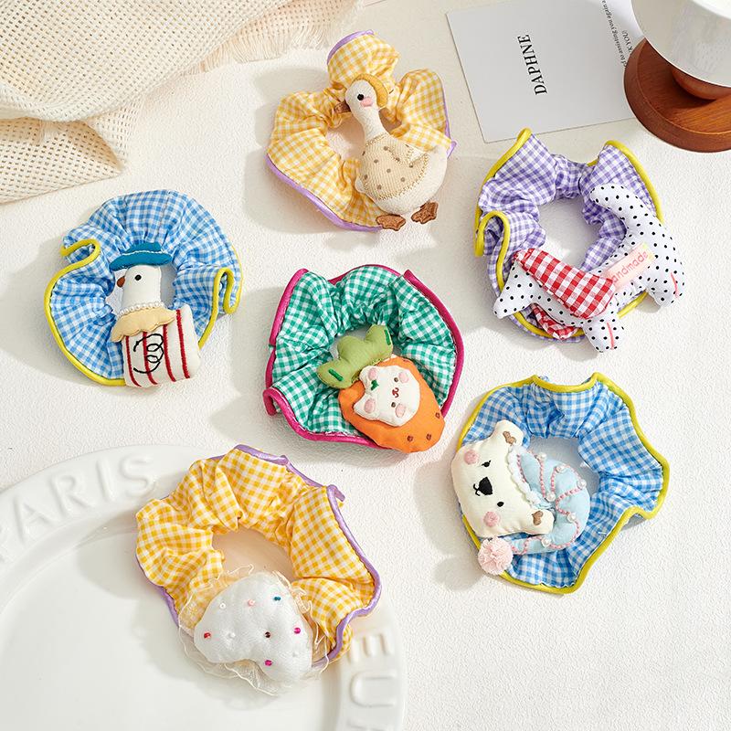 Детские эластичные резинки для волос мультяшные милые для маленьких девочек веревки для волос резинки для хвостика резинки детские головные уборы аксессуары для волос