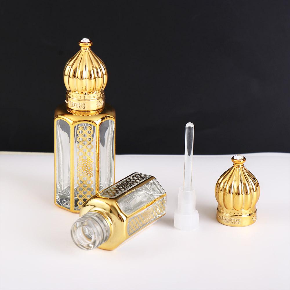 Transparent Empty Essential Oil Bottles Refillable Bottles Perfume Bottles Dropper Bottles