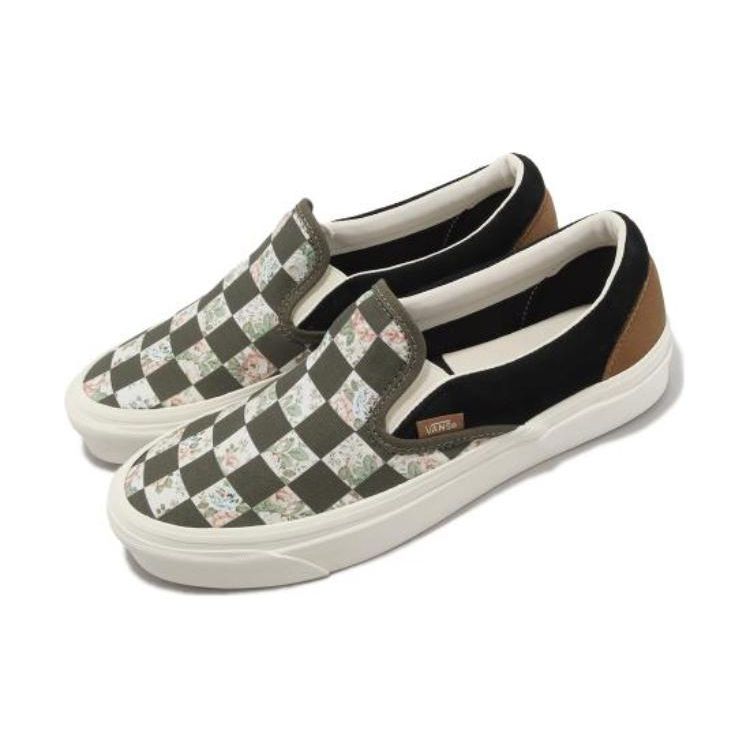 Vans Классические кроссовки унисекс без шнуровки в клетку Bricolage, разноцветные VN0A7Q58J4E