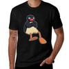 Angry Pingu TShirt t shirts cotton 100 man t shirt summer TShirt