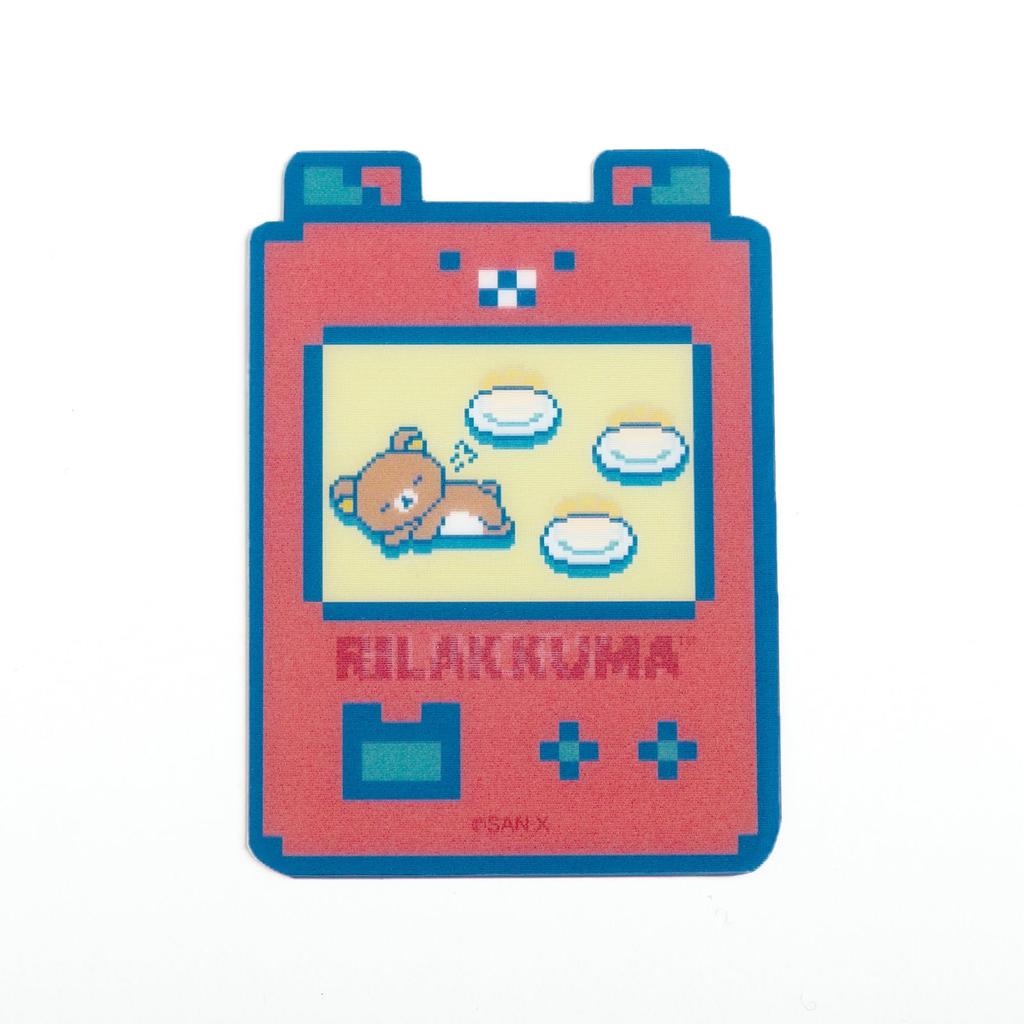 San-X Rilakkuma "Игровой Rilakkuma" Чудо-наклейка SE67702 80x57мм     Милые Кавайные Декоративные Наклейки для Геймеров