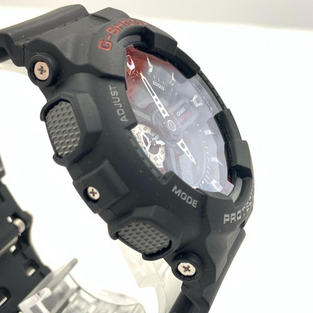 CASIO Quartz No noticeable scratches or G-SHOCK GA-110-1AJF Watch, Black, stains.