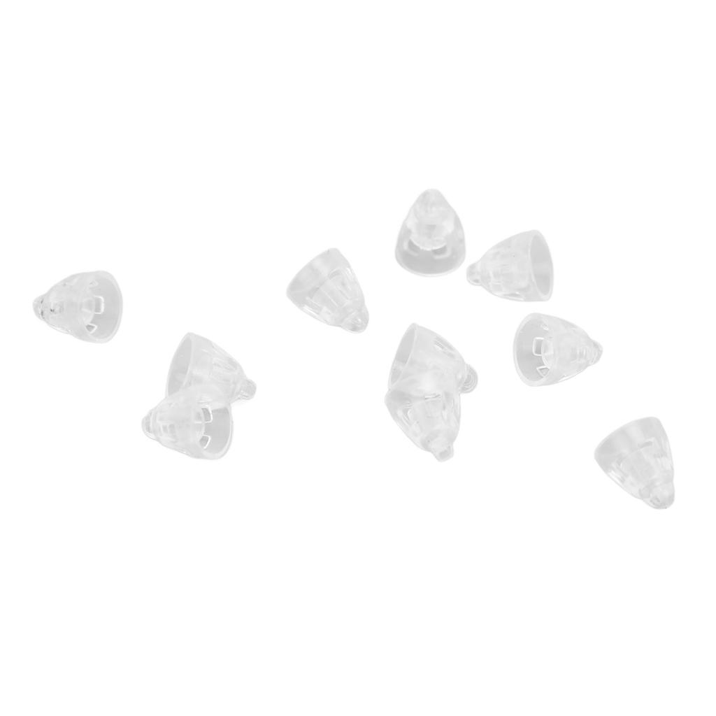 10pcs Sound Aids Domes for Minifit Anti Static Reusable Single Layer Silicone Open Vented Earplug Re
