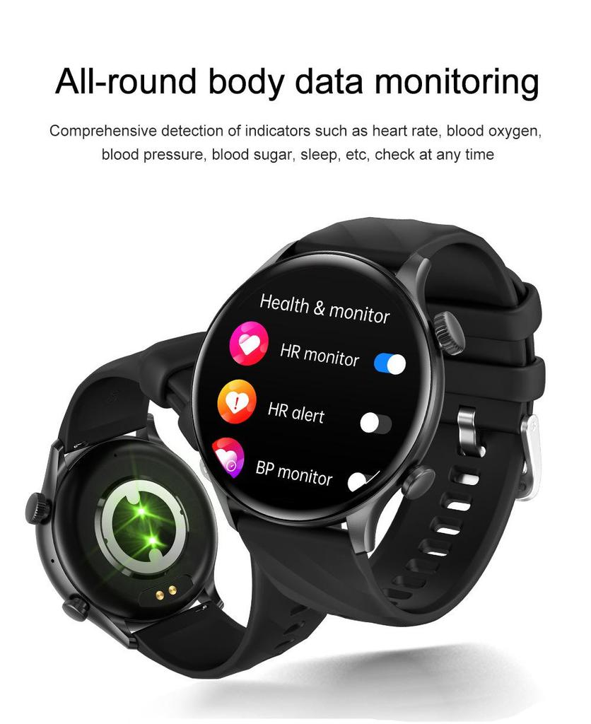 2024 Zw63 Round Screen Smartwatch with Bluetooth Call & Multifunctional Health Sports Features
