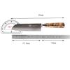 FINGKING 6.9 Inch Santoku Knife 67-layers Damascus Steel Blade Sapele Wood Handle Slicing Vegetables Cleaver Meat Kitchen Knives
