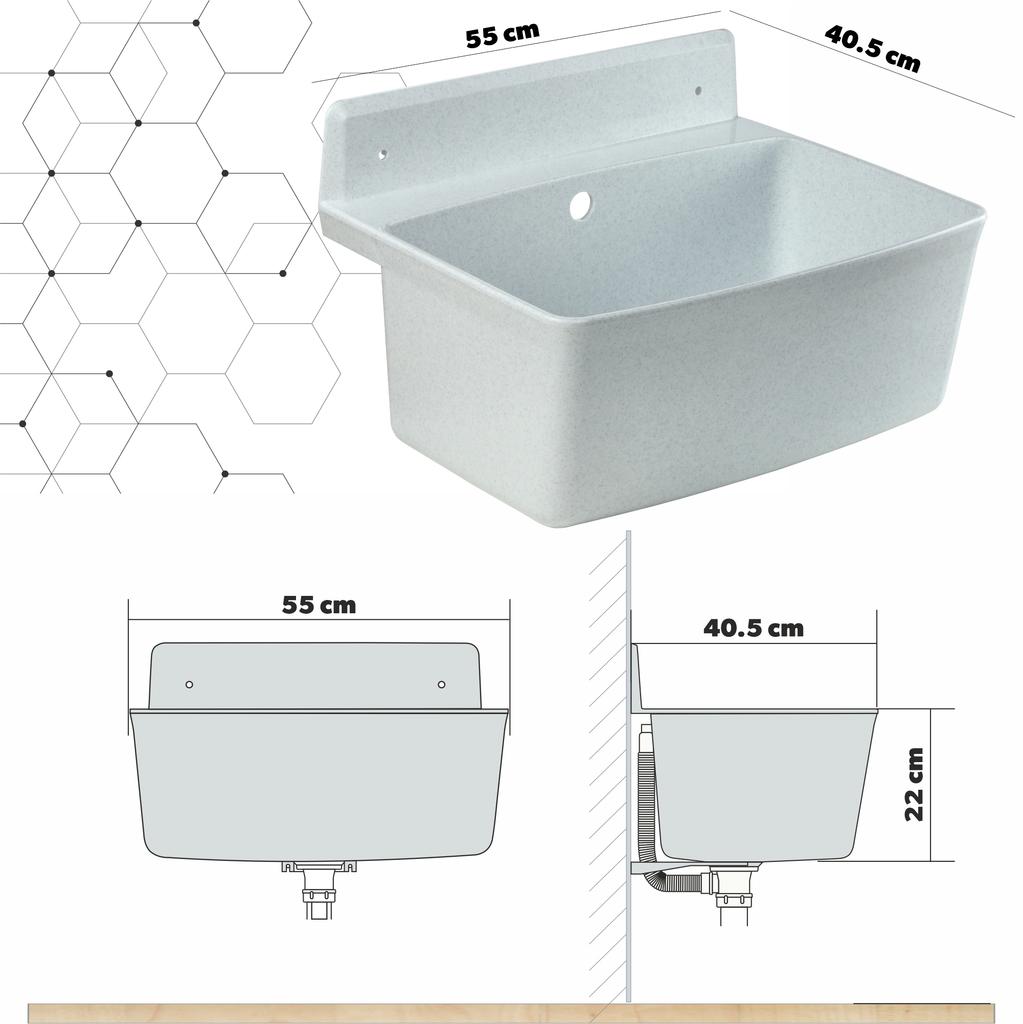 KADAX Zlew gospodarzy Gospo XXL,