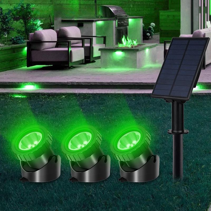 Солнечные садовые прожекторы NuFeng 3-в-1 RGB