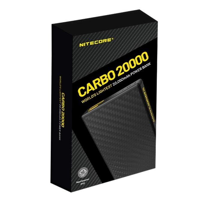 Powerbank Nitecore Carbo 20000 20000 мАч IPX5
