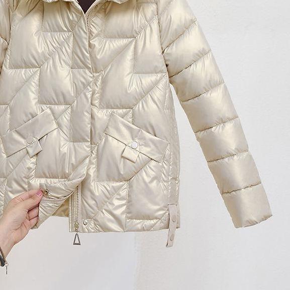 Свободная яркая куртка с хлопковой подкладкой для лица, женское зимнее пальто размера плюс 4xl, розовая, черная одежда