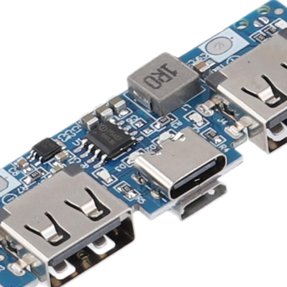Зарядная плата для литиевой батареи Micro/Type-C, USB 5V 2.4A, аксессуары для мобильного power bank, двойной USB-модуль для мобильного power bank для телефона