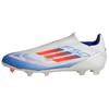F50 League Laceless Firm/Multi Ground Cloud White Solar Red Lucid Blue Sneakers IE0606