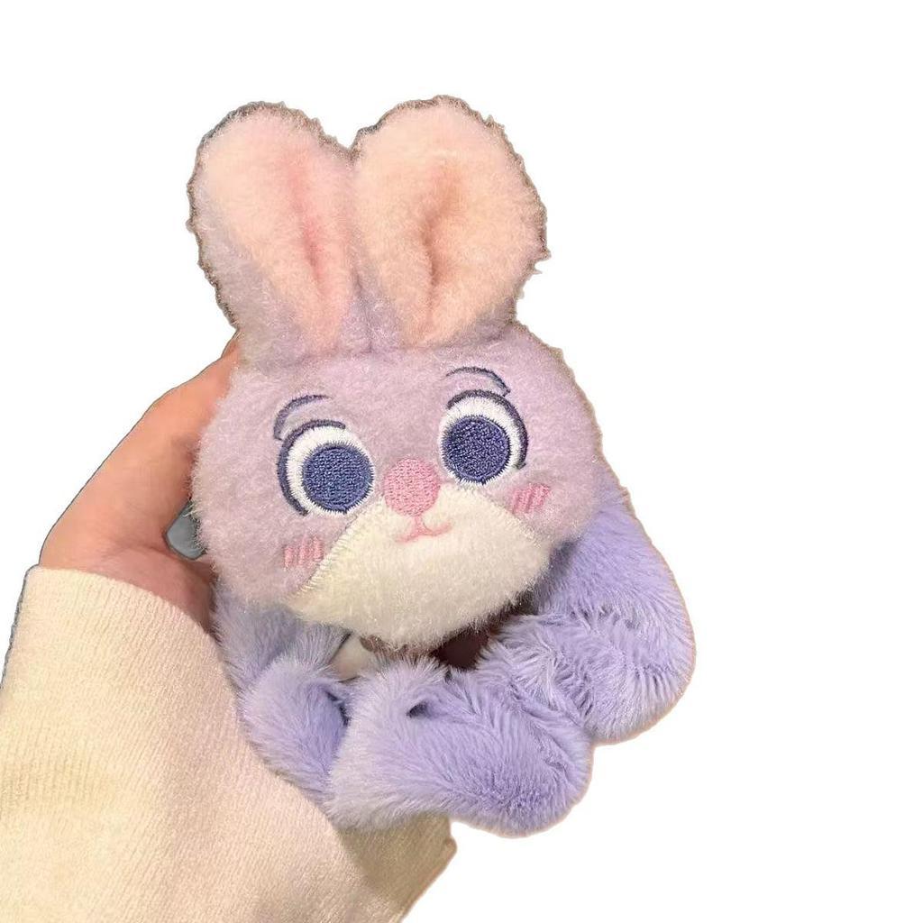 Adorable Judy & Nick Plush Hair Tie Set - Cute Accessories for Girls