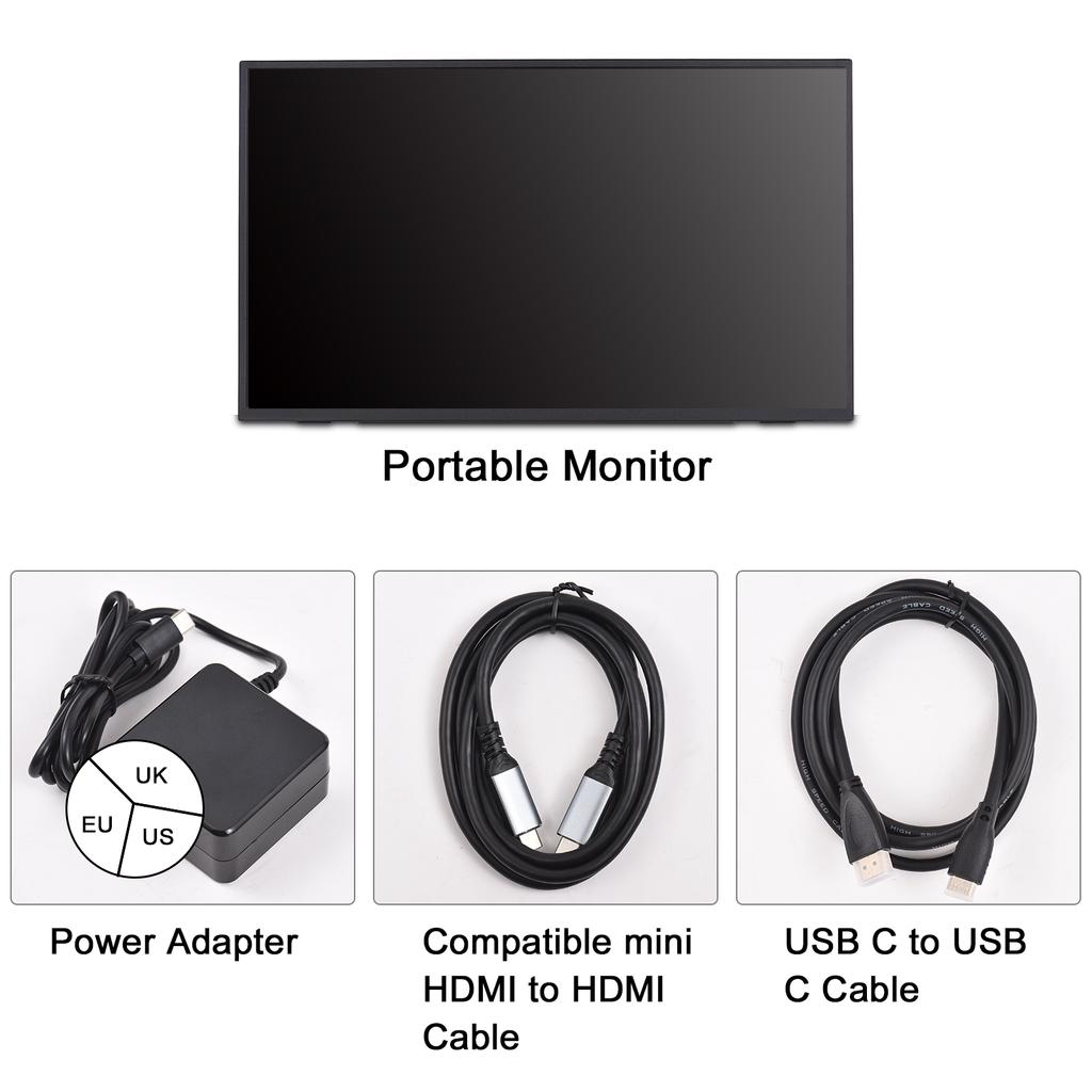 Portable Monitor 18.5 ''FHD 100Hz Computer Monitor Gaming Monitor Office Monitor for Laptop MacBook