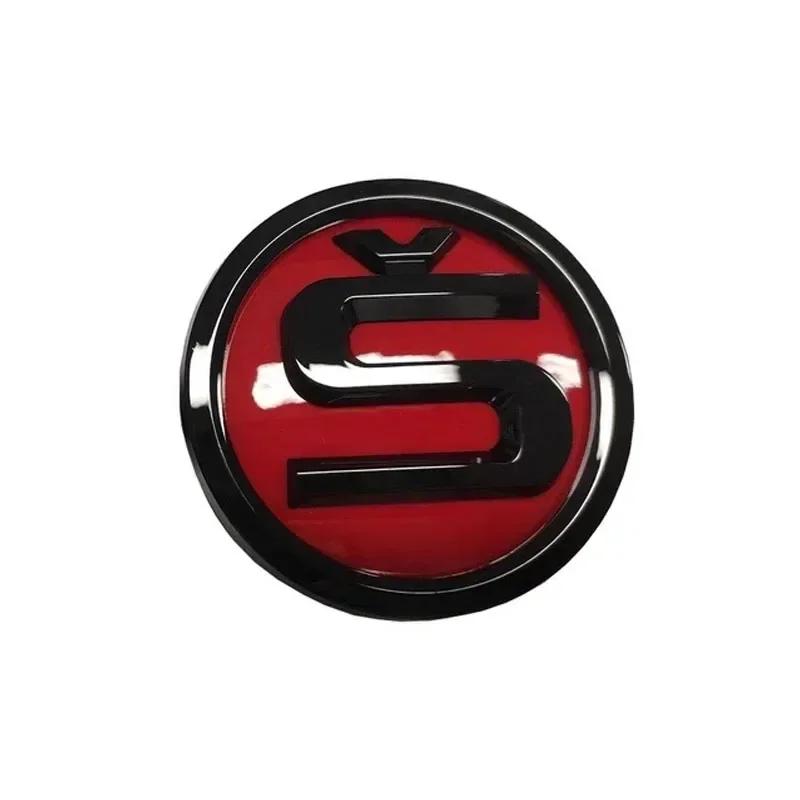 QHCE9 For Skoda For SKODA Front and Rear Car Emblem Logo Sticker 80MM 90MM 100MM