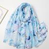 2024 Spring And Autumn Winter New Cotton And Hemp Long Thin Scarf Travel Versatile Sunscreen Warm Shawl For Women