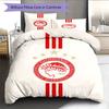 Olympiacos Bedding Quilt Set Quilt Cover Pillowcase Home Decoration Birthday Gift (1 * duvet cover + 2 * pillowcase, without core)