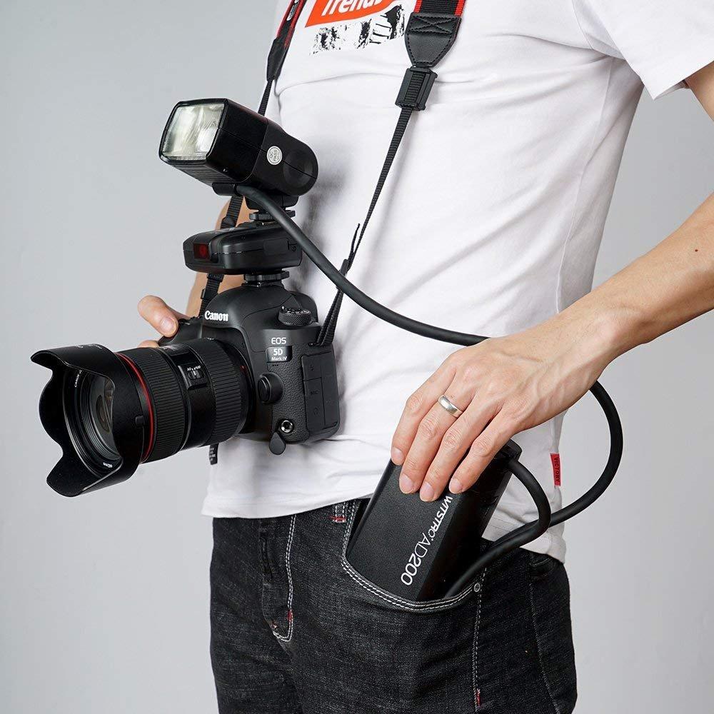 Godox EC200 AD200 удлинительная портативная вспышка с лампой 2M для карманной вспышки Godox AD200 AD200Pro Speedlight Head, выносной кабель, [Товар]