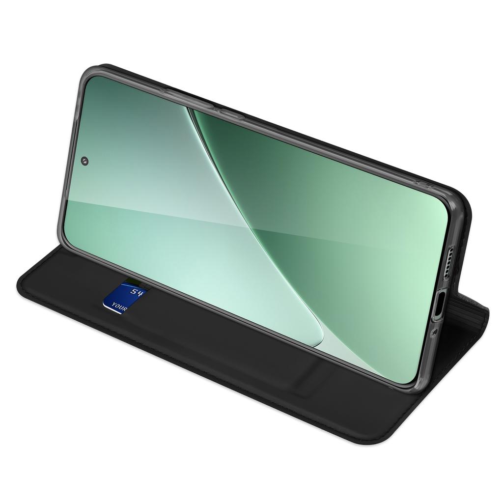 Для Xiaomi 15 Pro Чехол DUX DUCIS Skin Pro Series Кожаный чехол-подставка Держатель для карт