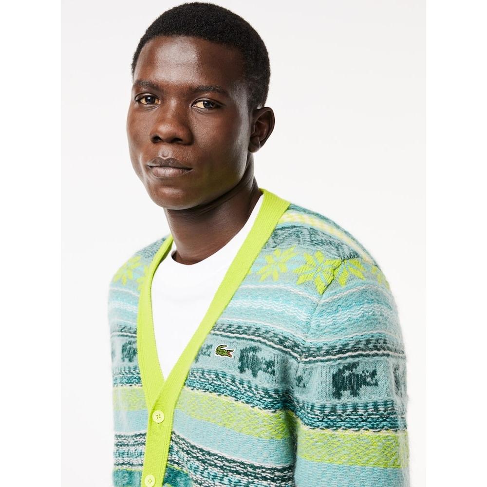 Lacoste Мужской кардиган S из смеси шерсти Fair iSle Ah5662 53n Pai q2nAh5662 53nPai