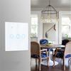 Tuya WiFi Smart Wall Switch EU 4gang Нужен нейтральный провод Сенсорный выключатель Управление умным домом через Smart Life Alexa Google Home